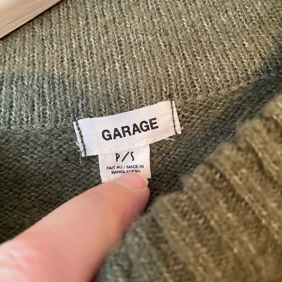 Garage Green Sweater - Picture 3 of 4